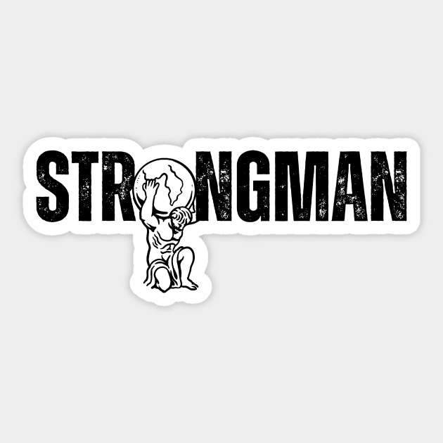 Strongman Sticker by Jaxon Apparel